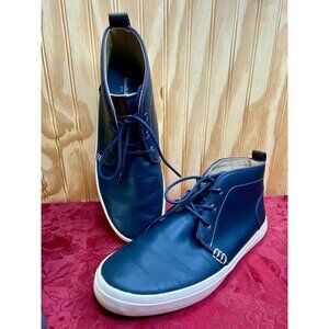 Good Fellow Men's Casual Navy Chukka Boots Size 10 Bonded Leather & Textile Uppe